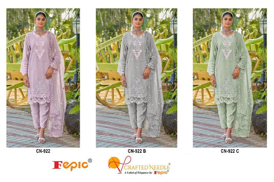 922-Fepic Crafted Needle Georgette Pakistani Readymade Suits