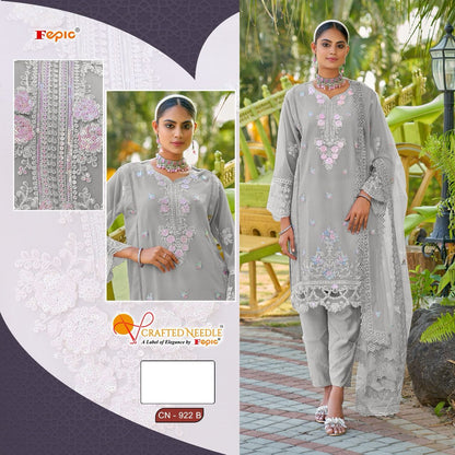 922-Fepic Crafted Needle Georgette Pakistani Readymade Suits