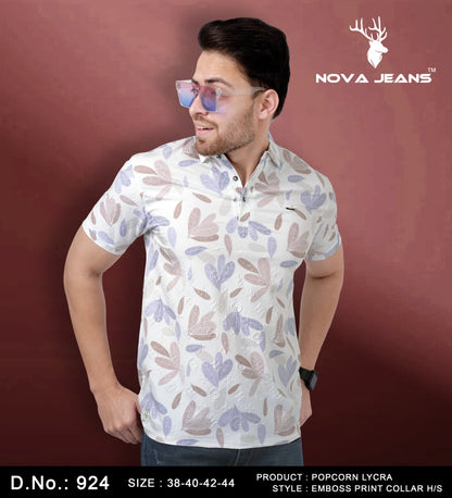 924 Nova Jeans Lycra Mens Tshirts