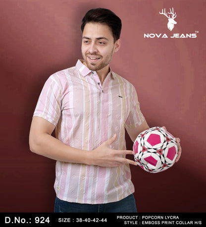 924 Nova Jeans Lycra Mens Tshirts