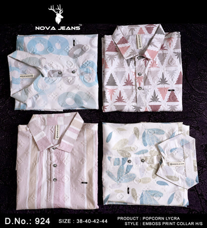 924 Nova Jeans Lycra Mens Tshirts