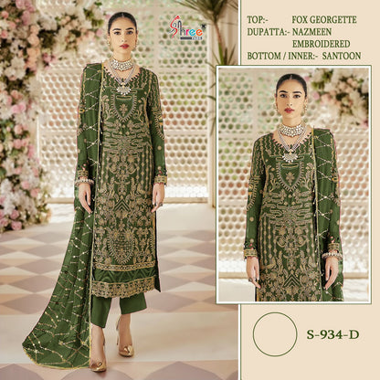 934 Shree Fabs Georgette Pakistani Salwar Suits