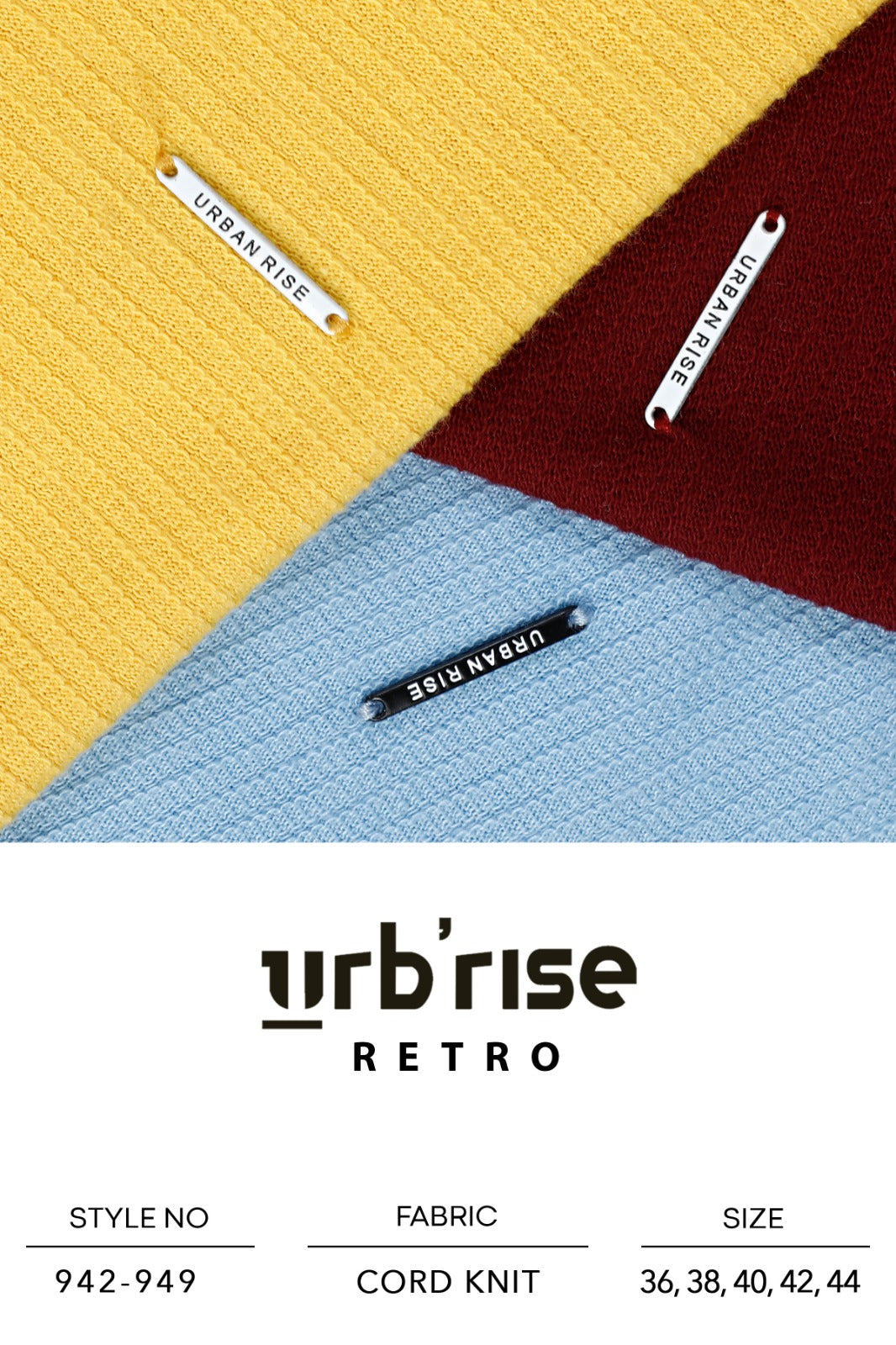 942-949 Urbanrise Knit Mens Tshirts