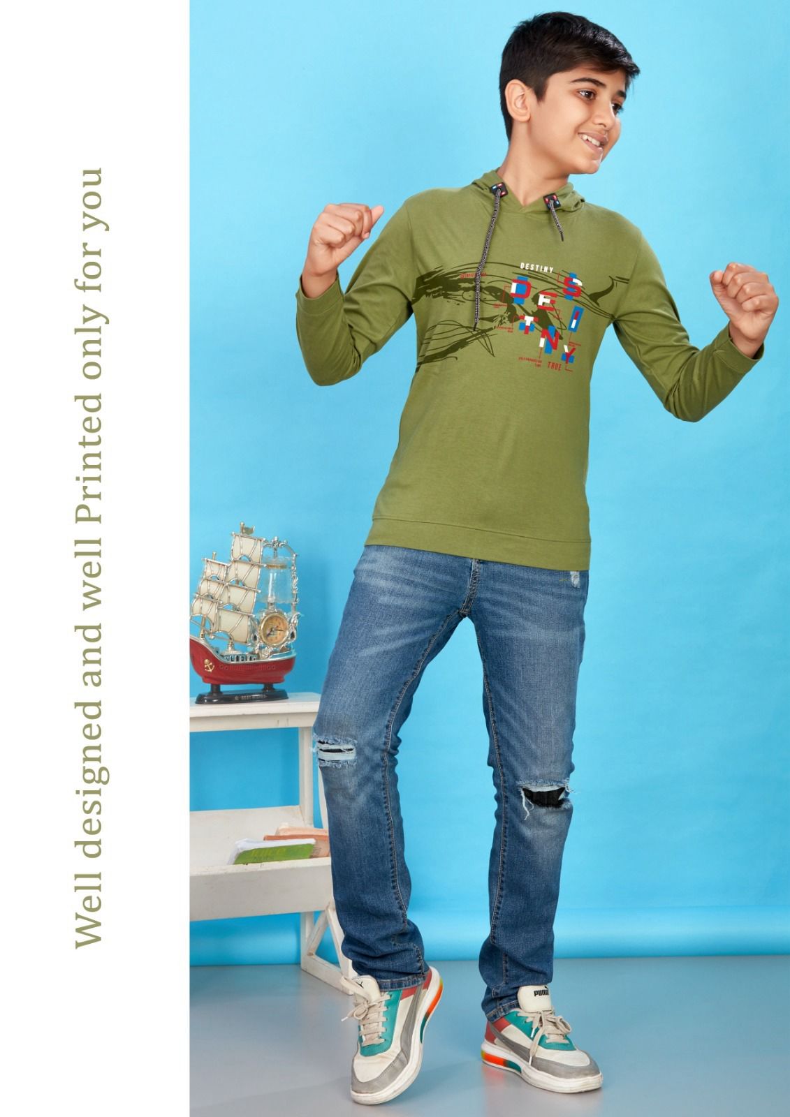 94 Mmy Kids Cotton Boys Tshirt