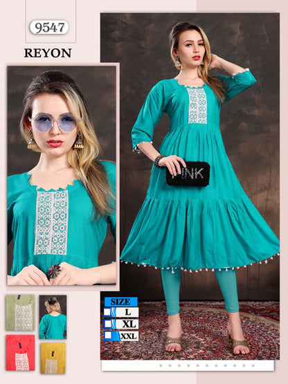 9531-9547 Mmc Anarkali Kurtis