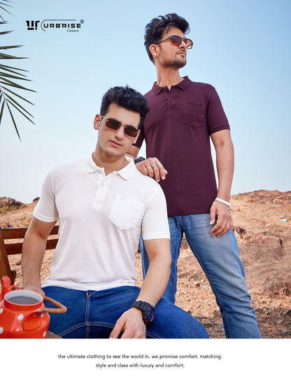 986-995 Urbanrise Honey Comb Mens Tshirts