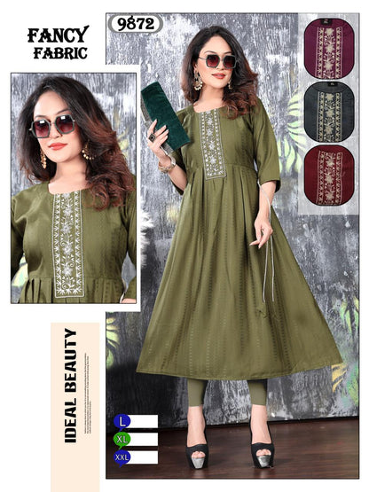 9872-9874 Mmc Anarkali Kurtis
