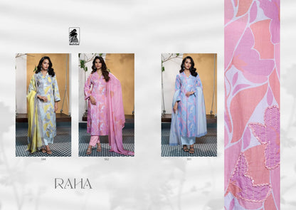 Raha Sahiba Cotton Lawn Pant Style Suits