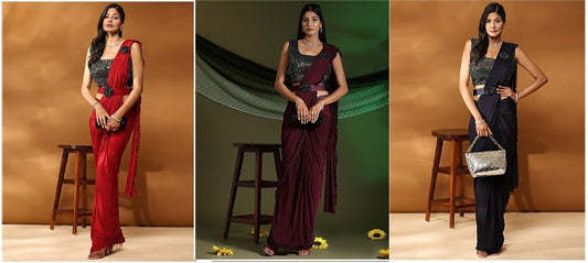 A 101007 Amoha Imported Ready To Wear Saree