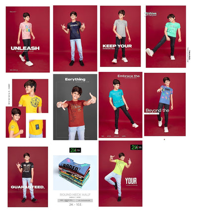 103 2Kboys Lycra Boys Tshirt