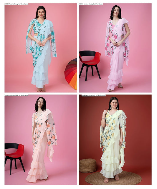 10940 Amoha Ready To Wear Saree