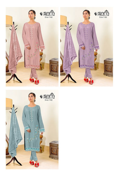 1182 Safa Fashion Fab Georgette Pakistani Readymade Suits