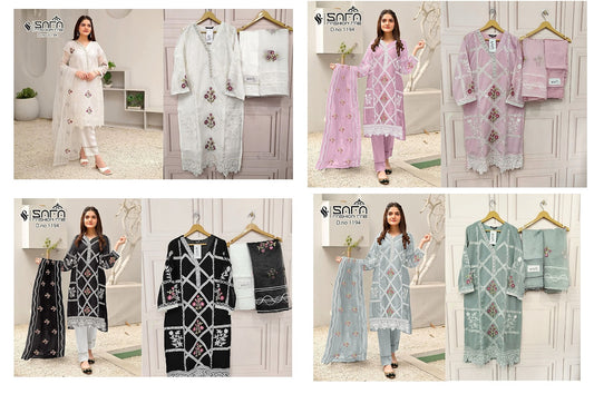1194 Safa Fashion Fab Georgette Pakistani Readymade Suits