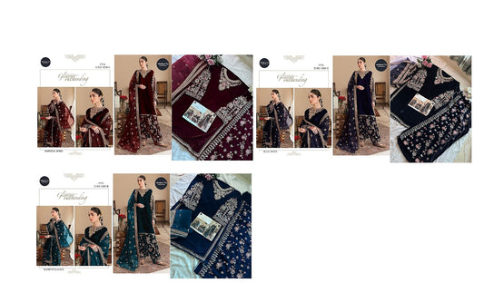 1209 Mehboob Tex Velvet Suits