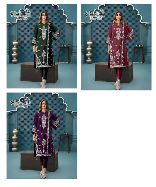 1220 Safa Fashion Fab Georgette Pakistani Readymade Suits