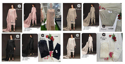 1326 Vs Fashion Georgette Pakistani Salwar Suits