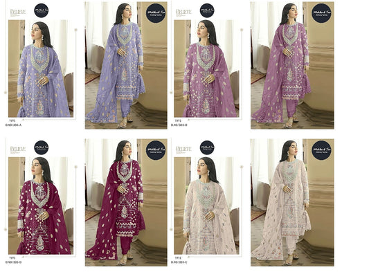 1330 Mehboob Tex Georgette Pakistani Salwar Suits