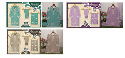 144 Halima Creation Silk Organza Pakistani Readymade Suits