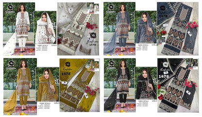 1478 Vs Fashion Organza Pakistani Salwar Suits