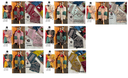 1492 Vs Fashion Organza Pakistani Salwar Suits