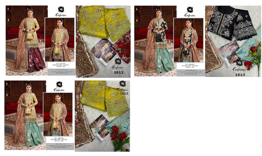 1513 Vs Fashion Organza Pakistani Salwar Suits