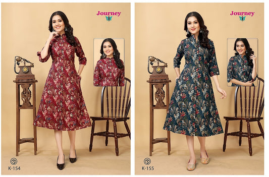 154-155 Journey Design Chanderi One Piece