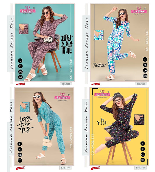 1580-New La Fairy Imported Co Ord Set