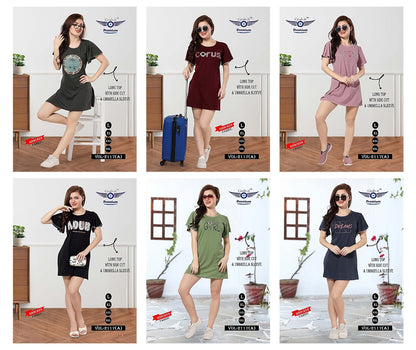 2117-A Grab It Sinker Designer Long Top