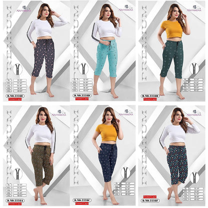 2228 Kavyansika Cotton Womens Capri