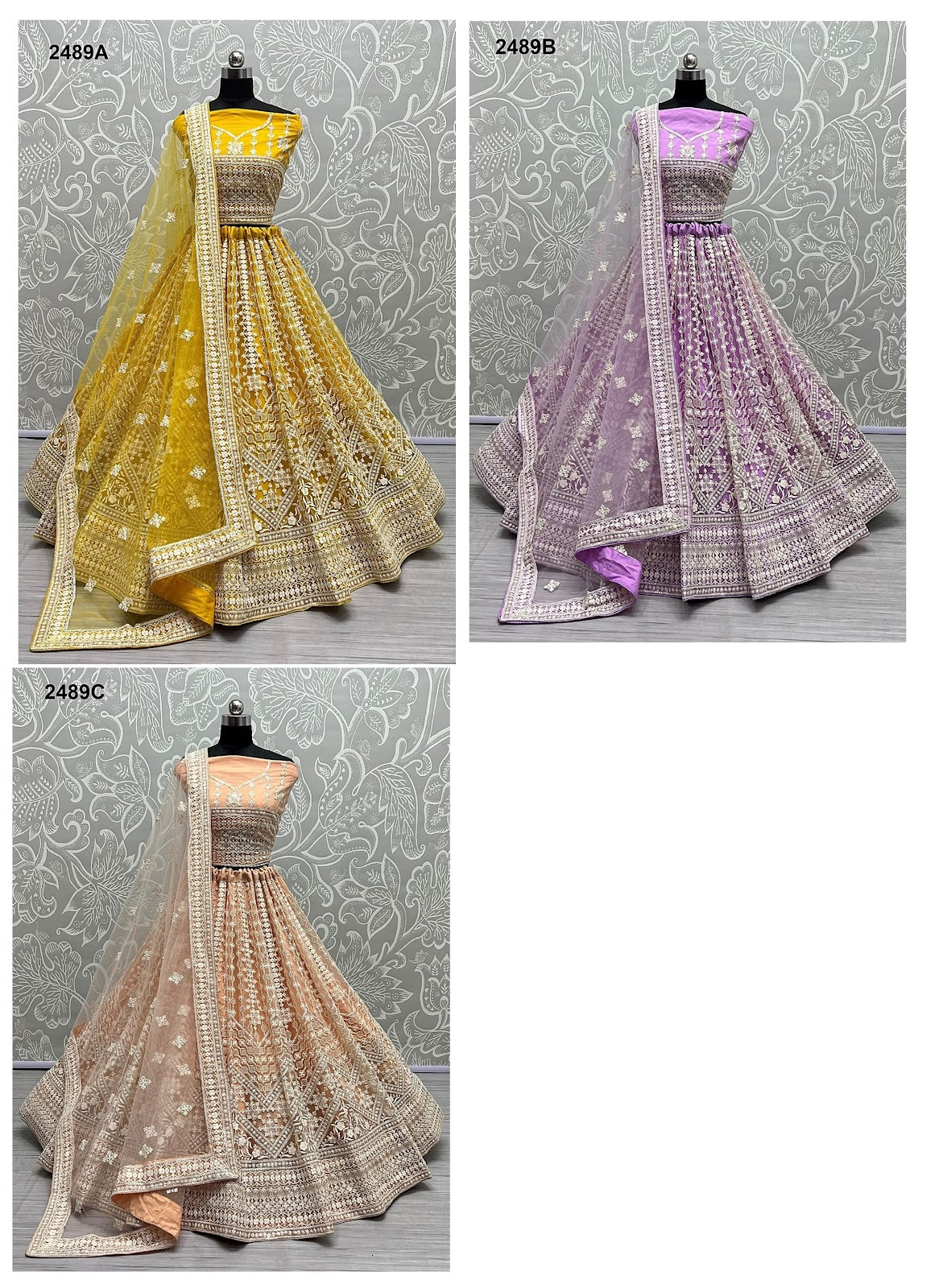 2489 Anjani Art Net Lehenga Choli