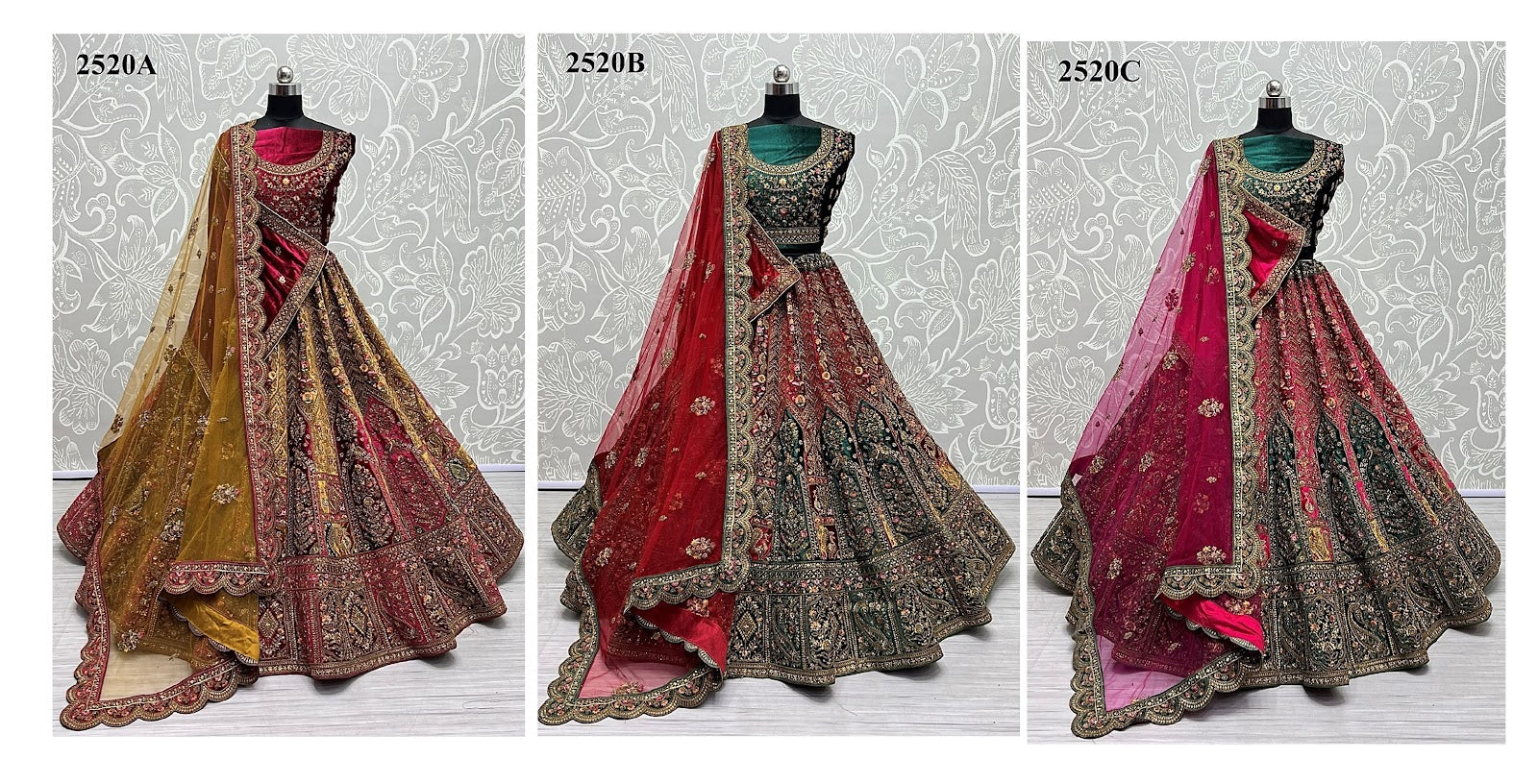 2520 Anjani Art Velvet Lehenga Choli