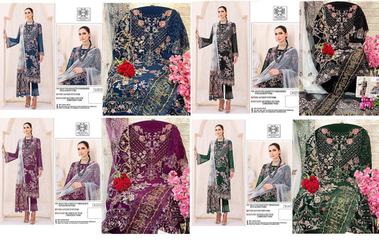 257 Mushq Georgette Pakistani Salwar Suits