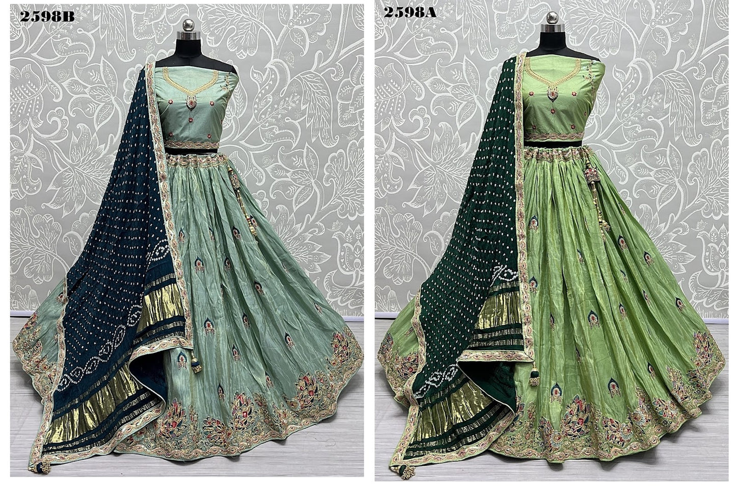 2598 Anjani Art Silk Lehenga Choli