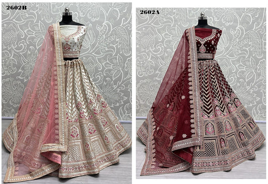 2602 Anjani Art Velvet Lehenga Choli