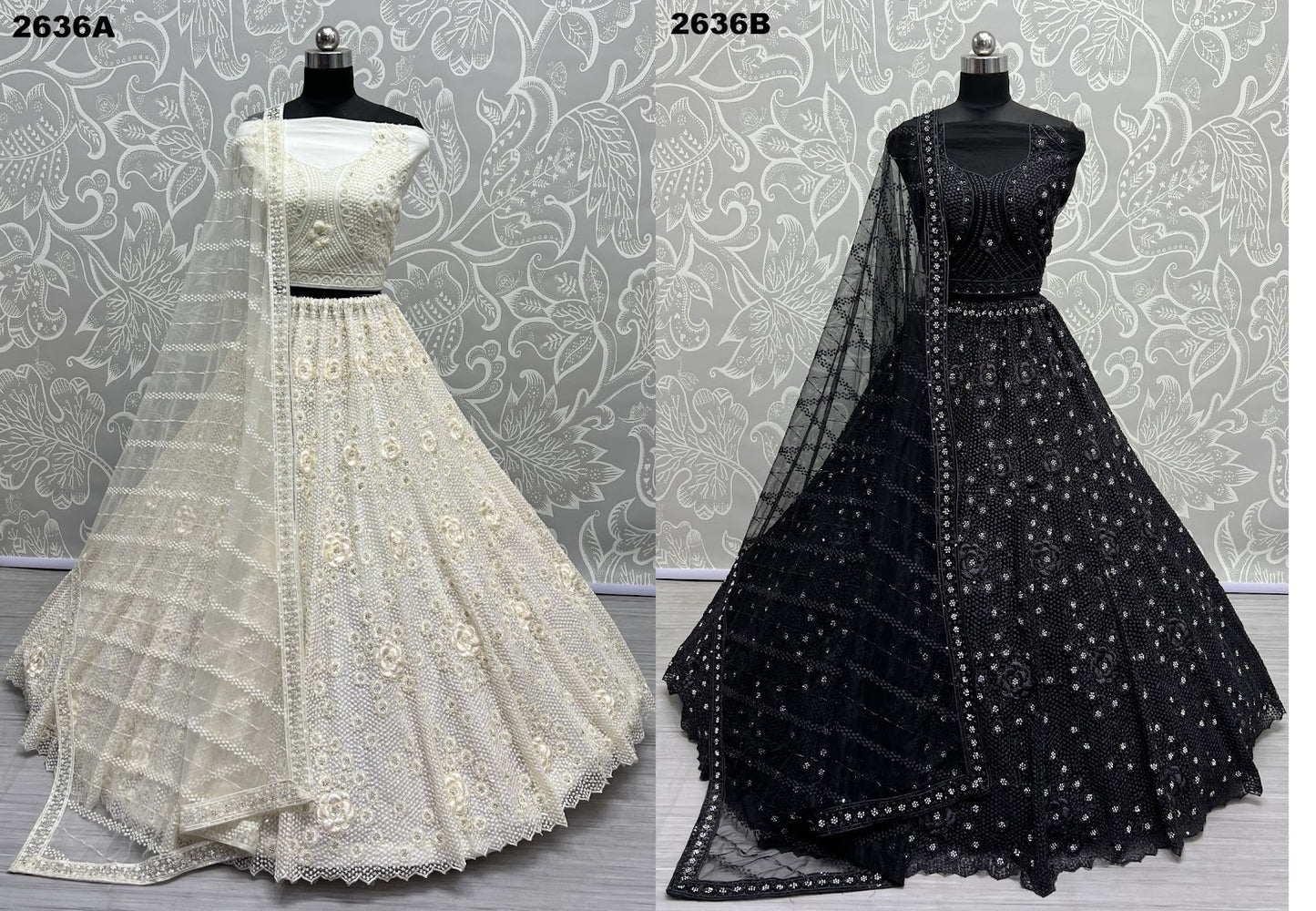 2636 Anjani Art Net Lehenga Choli