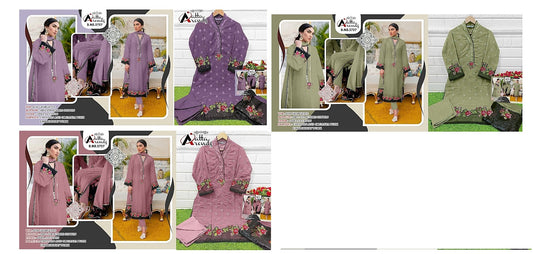 2727 Atta Trendz Georgette Pakistani Readymade Suits