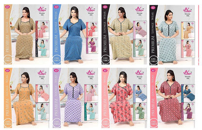 2Xl-2002 Aayra Night Gowns