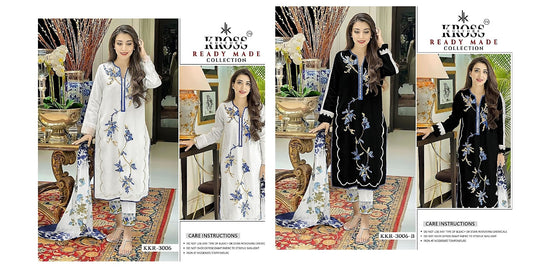 3006 Kross Kulture Georgette Pakistani Readymade Suits