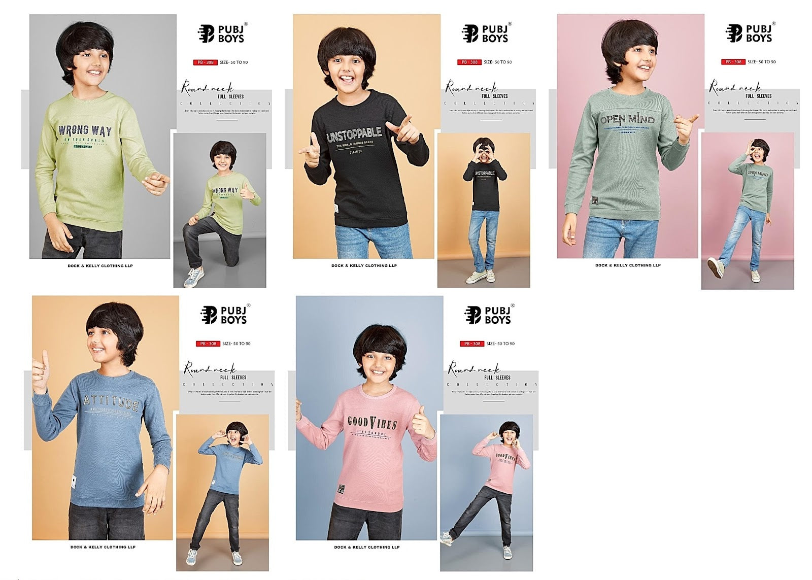 308 Pubj Imported Boys Tshirt