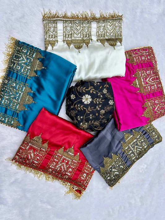 3099 Bt Japan Satin Sarees