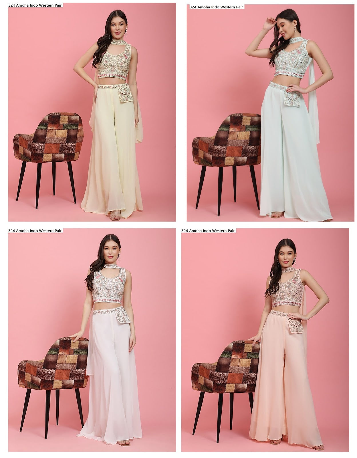 324 Amoha Indo Western Pair