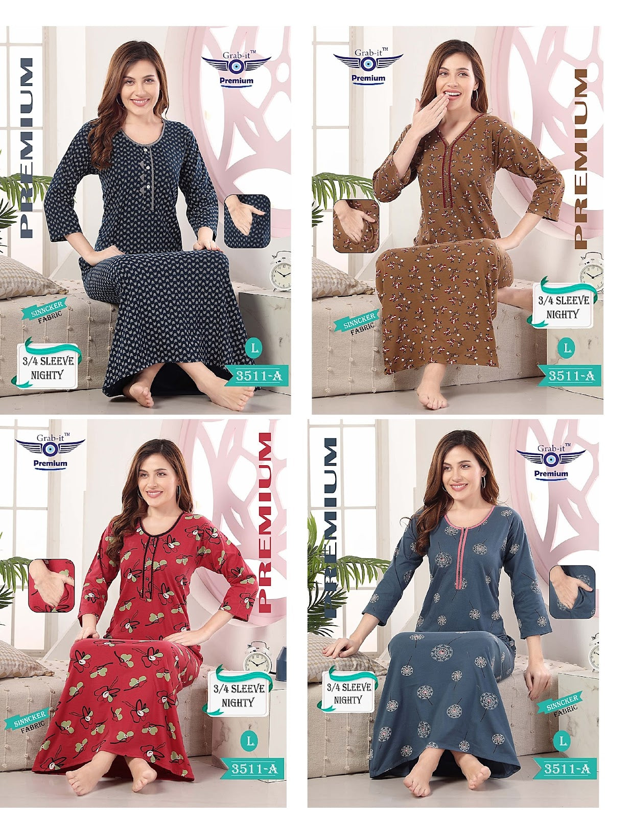 3511-A Grab It Sinker Night Gowns