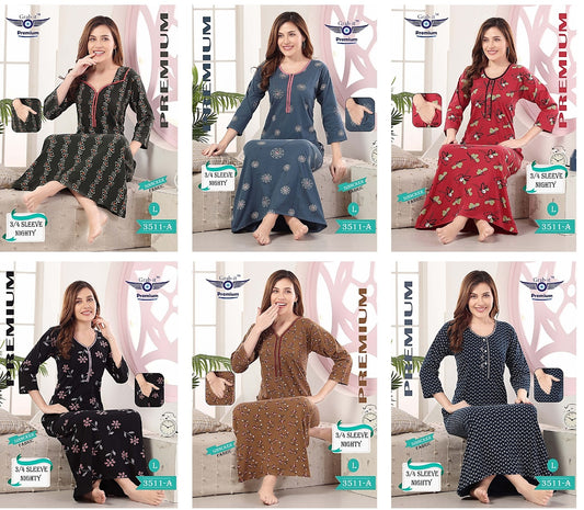 3511-Print Grab It Sinker Night Gowns