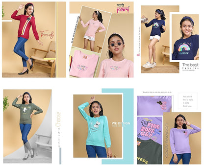 365 Pyari Pari Cotton Looper Girls Tshirt