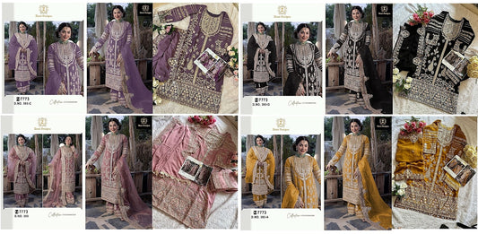 393-Colors Ziaaz Designs Georgette Pakistani Salwar Suits