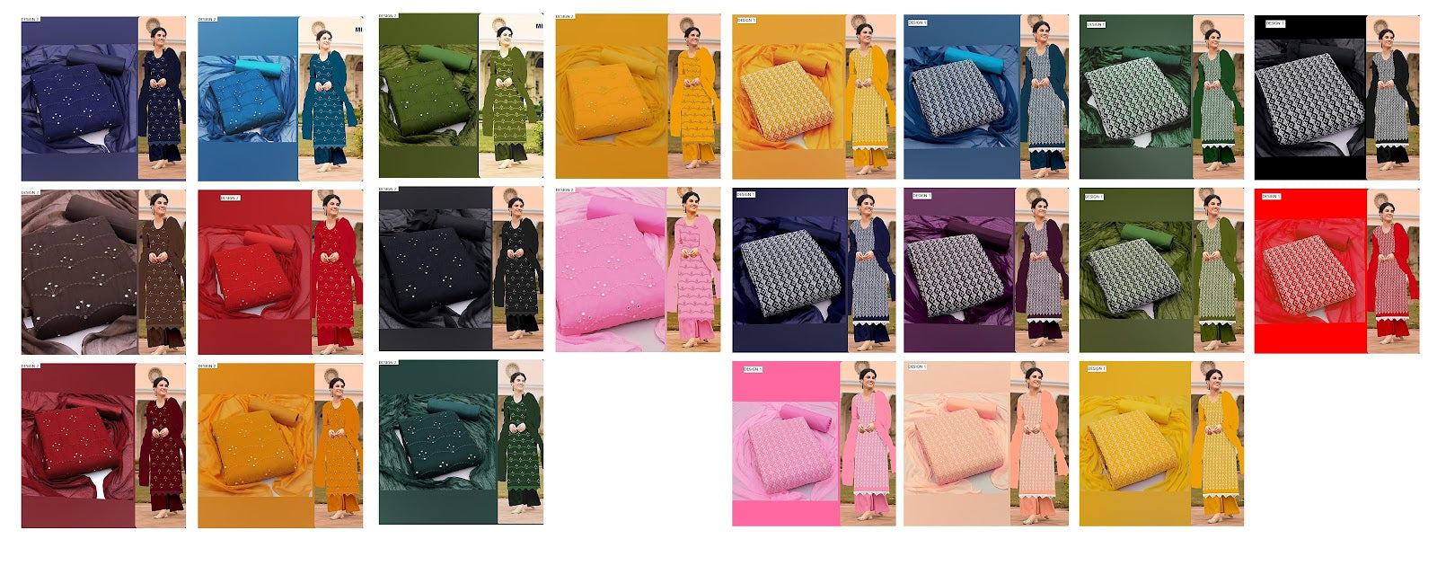 50033-2812 Gangour Georgette Salwar Suits