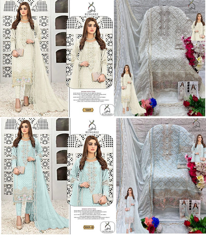 5009 Rungrez Fox Georgette Pakistani Salwar Suits