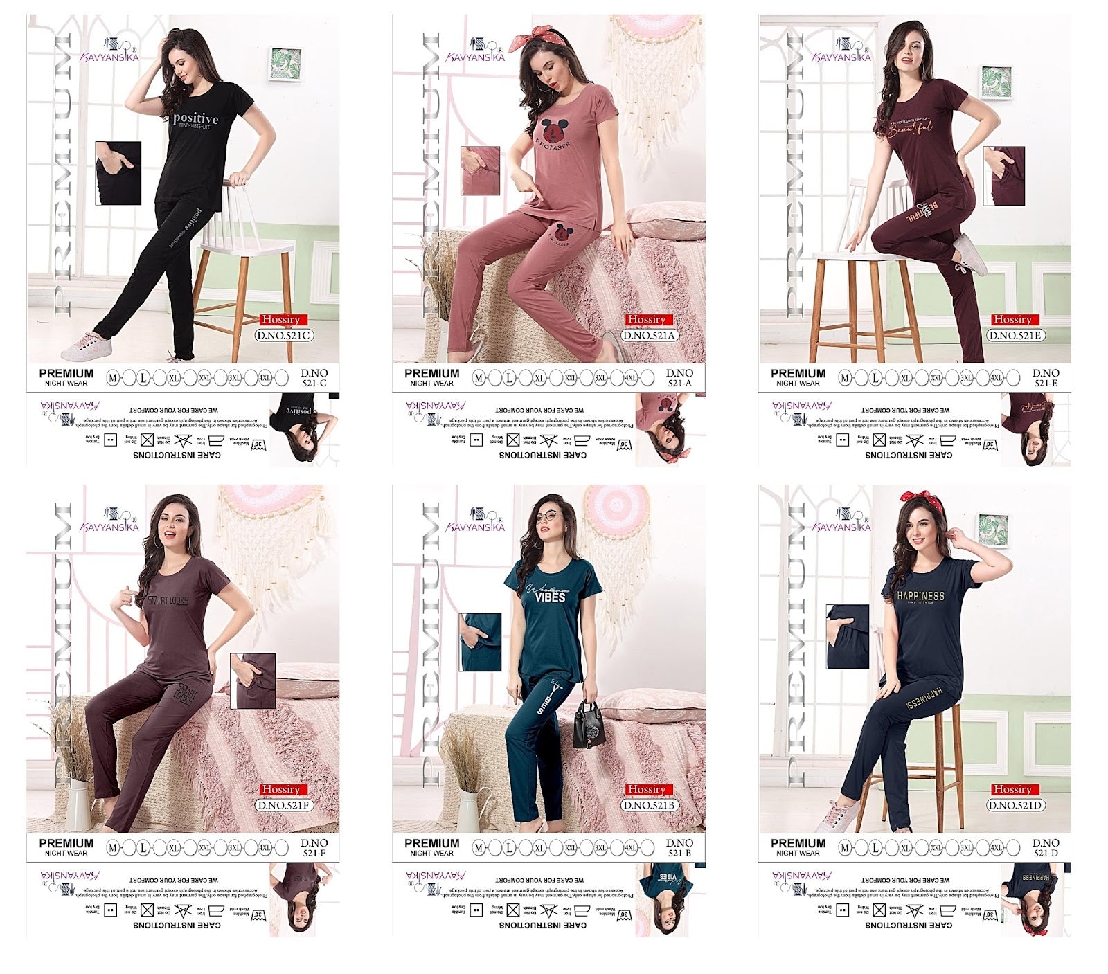 521 Kavyansika Hosiery Pyjama Night Suits