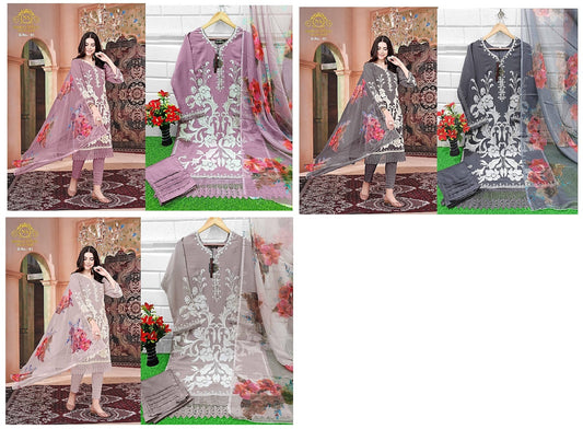 61 Nishbat Studio Georgette Pakistani Readymade Suits