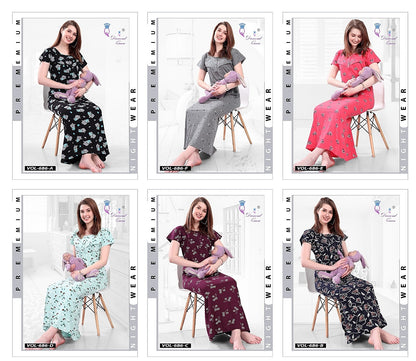 686 Diamond Queen Sinker Feeding Night Gown